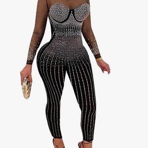 Rhinestone Jumpsuit